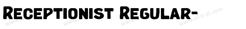 Receptionist Regular字体转换 Receptionist Regular字体转换